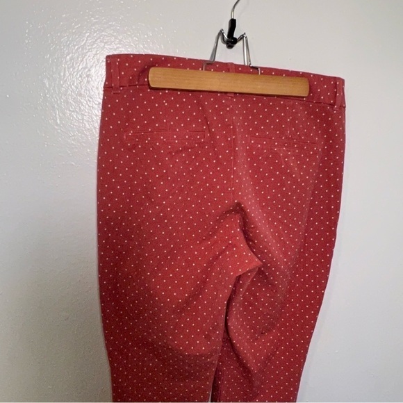 Old Navy Pixie High Rise Ankle Pant Gooseberry Polka Dot - Picture 3 of 11